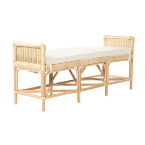 Wholesale cheapest wicker rattan bench from Vietnam