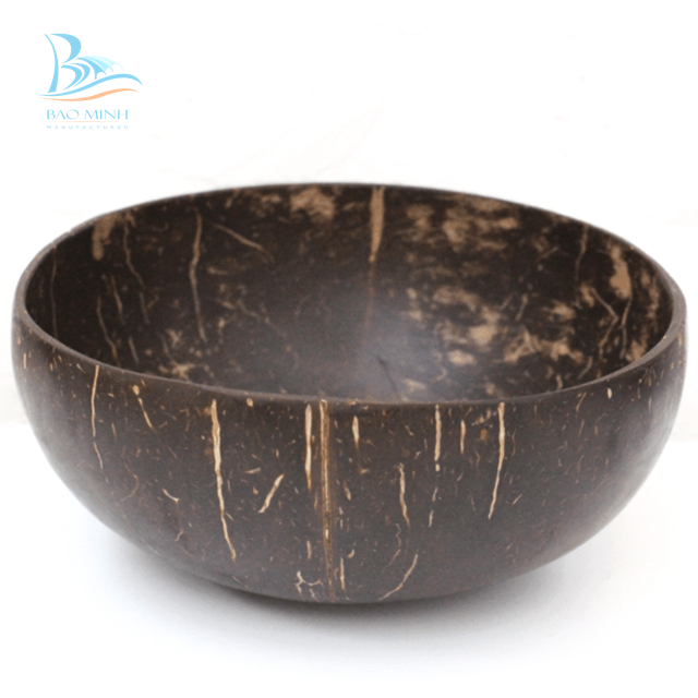 Original Coconut Shell Bowl From Vietnam Ice-cream Bowl