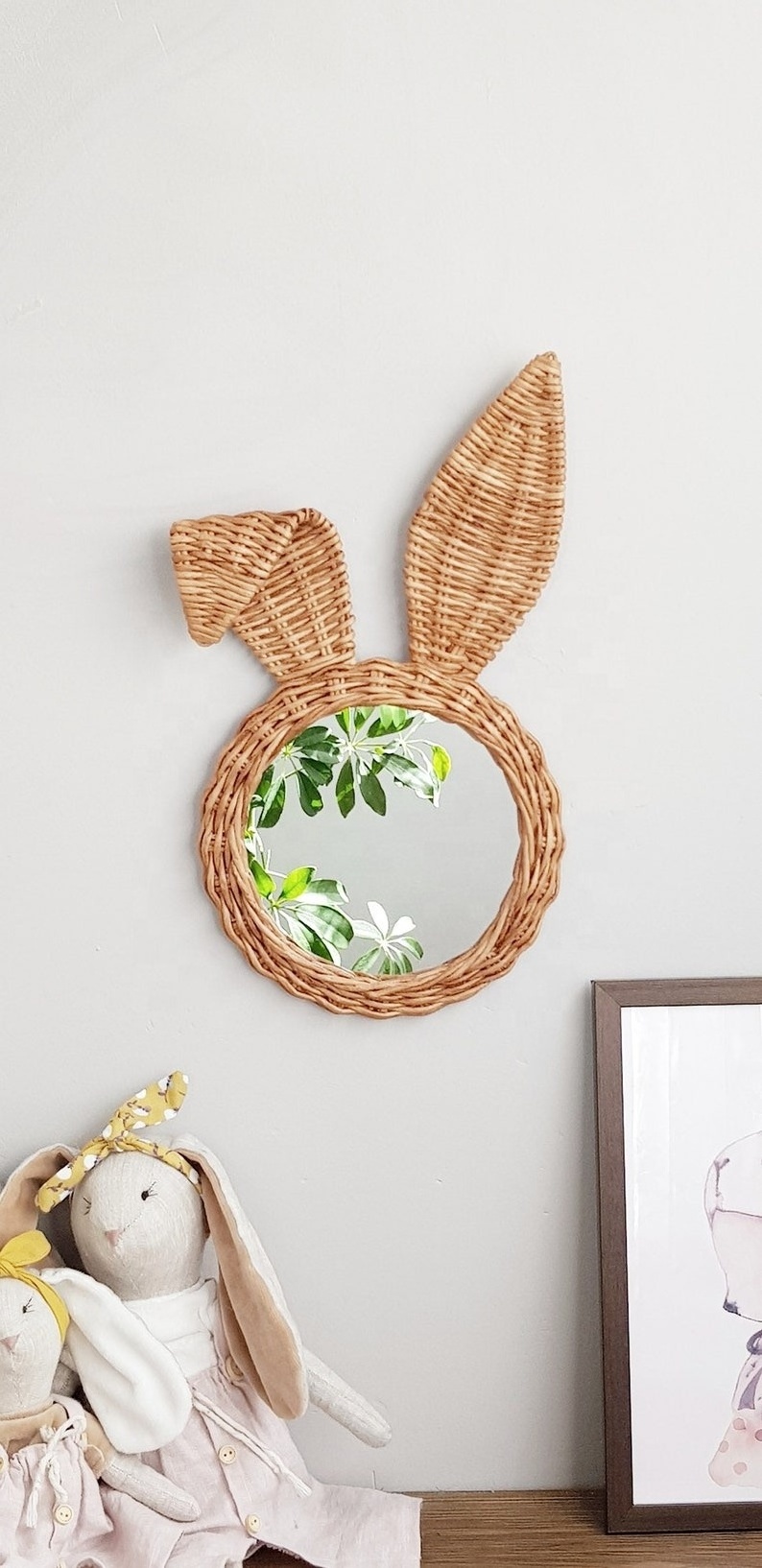 Perfect Nursery  Mirror Wall Decor Hand Woven /Kids Room Decor for Wall Hanging Home Decorations Wholesale from Manufacturer