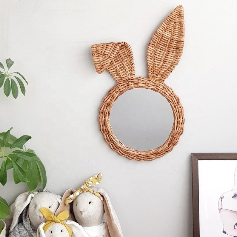 Perfect Nursery  Mirror Wall Decor Hand Woven /Kids Room Decor for Wall Hanging Home Decorations Wholesale from Manufacturer