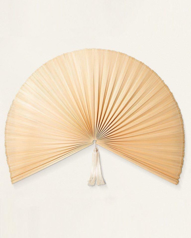 Modern decoration bamboo fan wall hanging