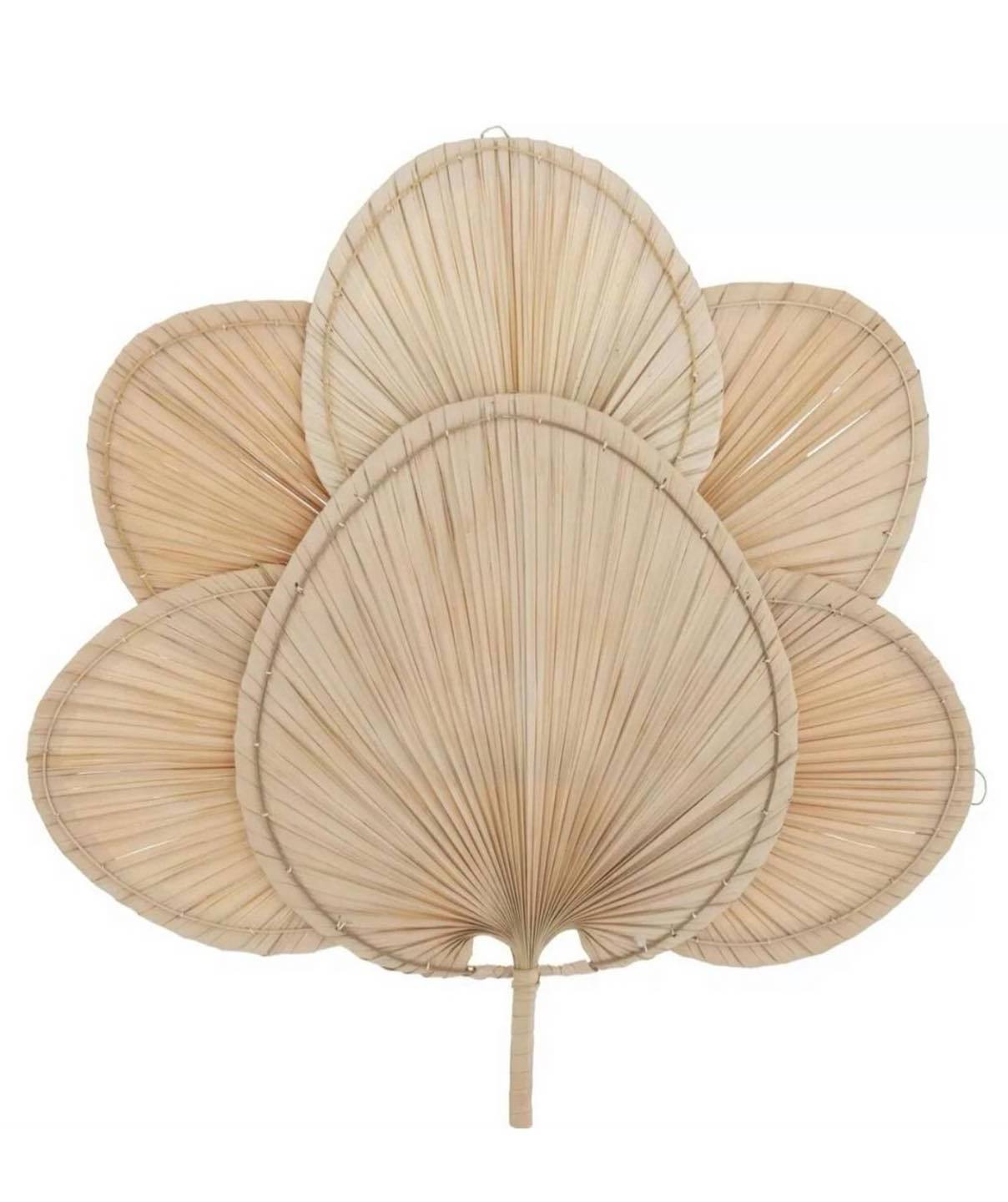 Luxury Set Natural Palm Leaf Wall Hanging