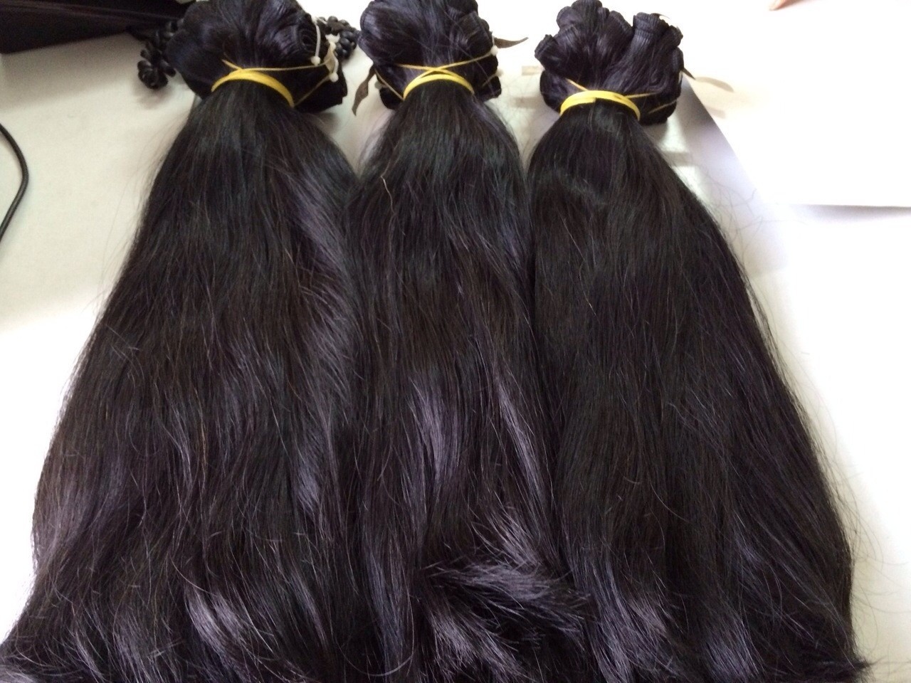 Vietnamese & Cambodian Super Double Drawn Straight Raw Virgin Real Human Hair from Wholesale  Factory