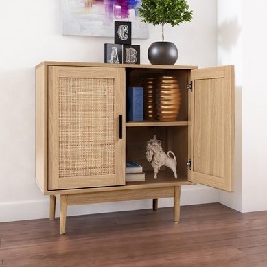 Rattan buffet sideboard cabinet storage from Vietnam