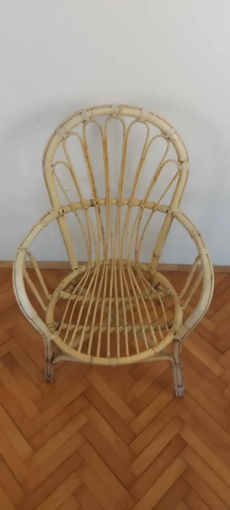 Vintage Rattan BOHO outdoor chair