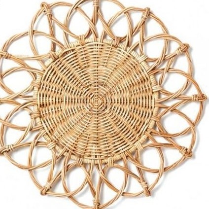 Wicker Rattan Placemat, Rattan Charger Plate, Home Decor