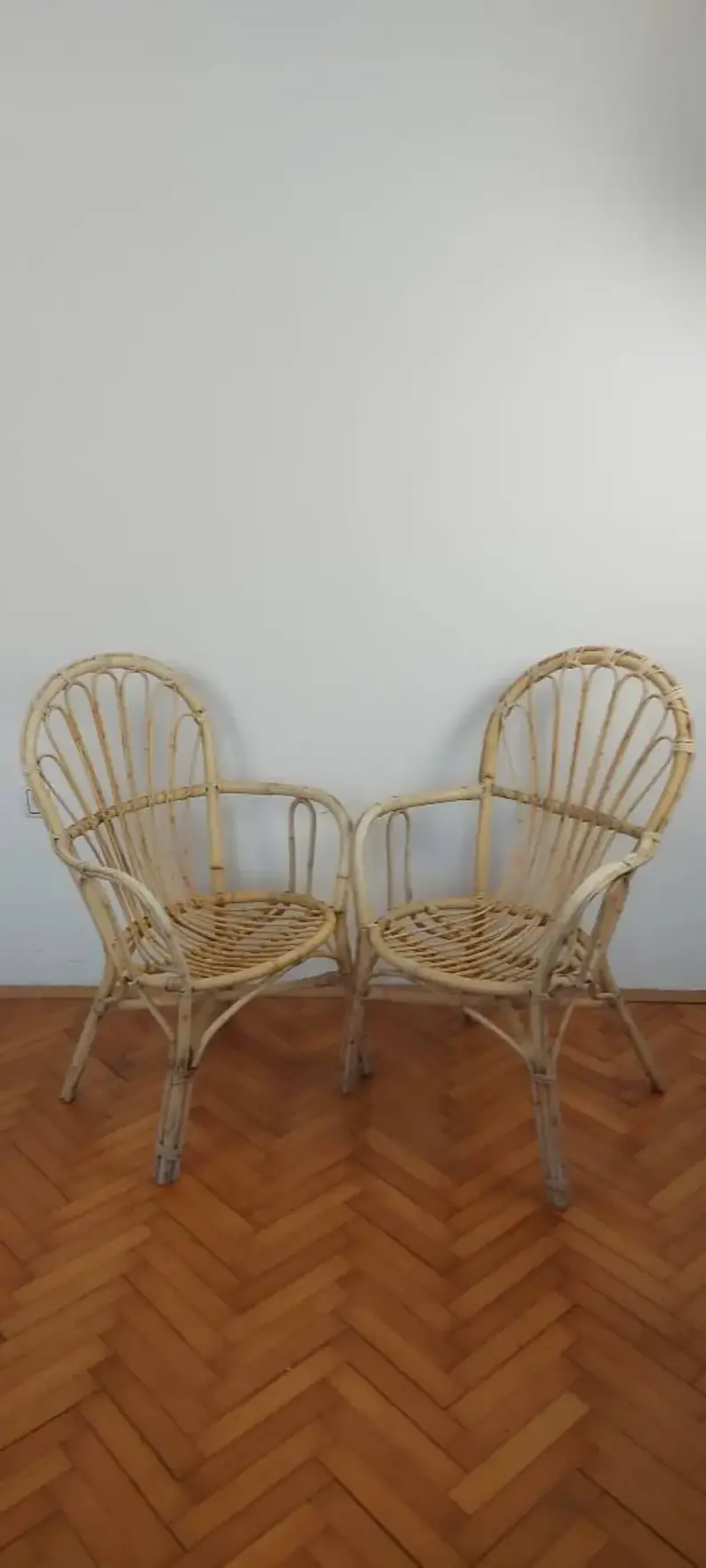 Vintage Rattan BOHO outdoor chair