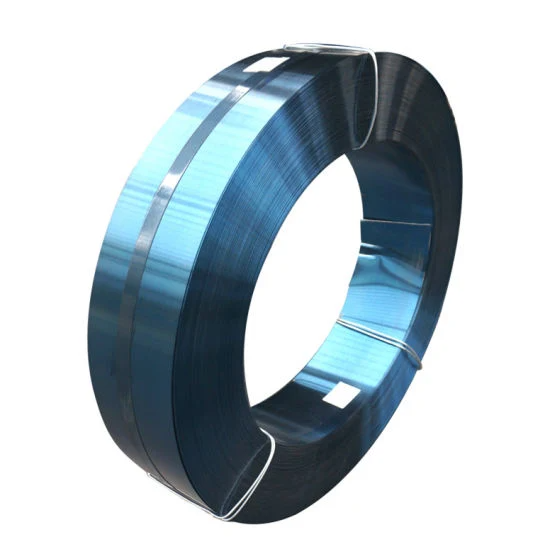 65Mn, SK85, 50CrVA, C45, C50, C75 Blue Packaging Steel Strapping Price of Carbon Steel Strap/Strip