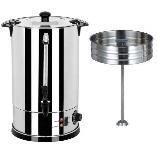 30-100 Cup Stainless Steel Coffee Tea Maker Electric Urn Machine Coffee Percolator