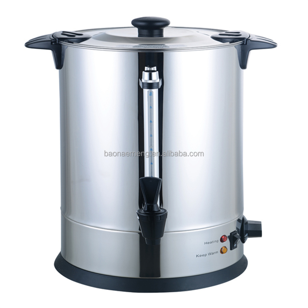 Large Capacity Stainless Steel Milk Boilers Commercial Electric Coffee Percolator Water Boiler