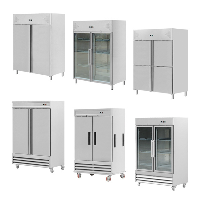 Commercial Stainless Steel Kitchen Equipment freezer Deep freezer stainless steel freezer