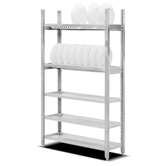 Kitchen dishes stainless steel high grade durable kitchen storage rack restaurant Shelf