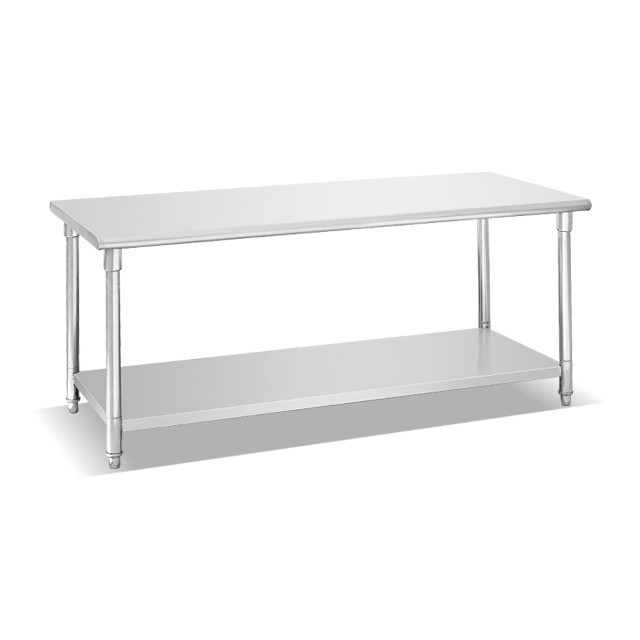 Stainless Steel restaurant dining Table / Kitchen folding catering worktable