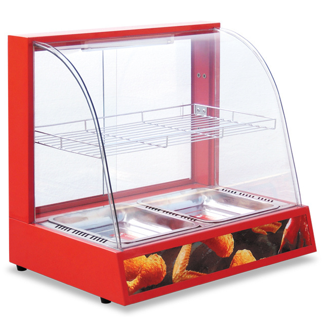 Fast Food Catering Equipment Chips Workstations Buffet Food Warmer Station Electric Commercial French Fries Warmer