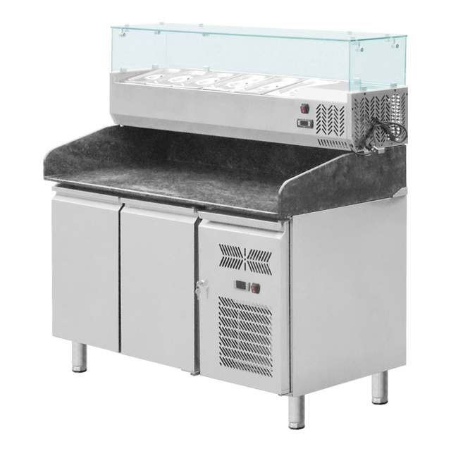 Commercial salad bar display cooler / salad bar cooler freezer / counter top Salad Bar