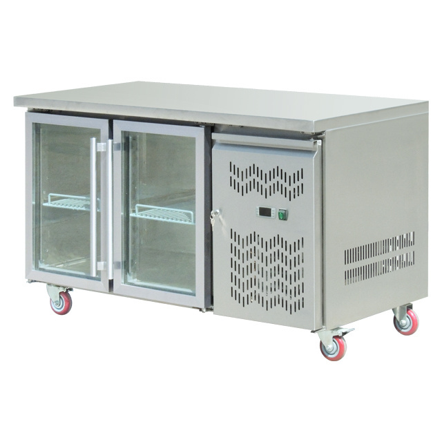 Wholesale High Quality Commercial Refrigerated Sandwich Counter / Marble Prep Tabletop Used Pizza Salad Sandwich Refrigerator