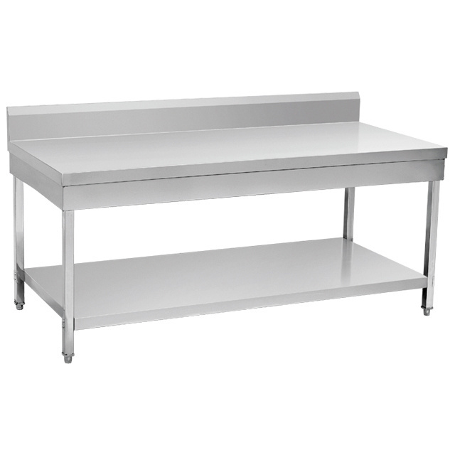 Stainless Steel Kitchen Work Table with Top Shelf/ Work Bench With Over Shelf BN-W31