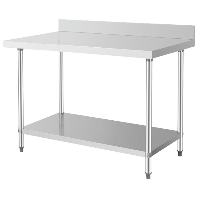 Stainless Steel Kitchen Work Table with Top Shelf/ Work Bench With Over Shelf BN-W31