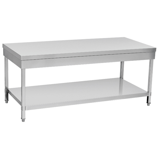 Stainless Steel Kitchen Work Table with Top Shelf/ Work Bench With Over Shelf BN-W31