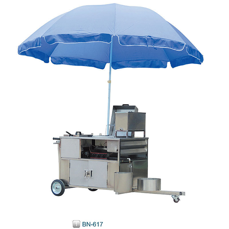 street food machinery hot dog bike cart for sale Gas Power hot dog cart