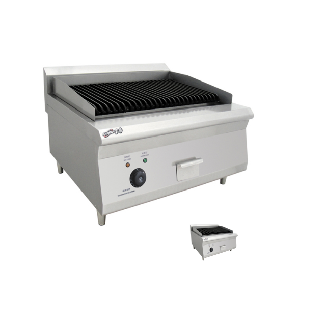 Foshan Factory Price Commercial Table Top Electric  Bbq Lava Rock Babecue  Char Grill BN600-E606