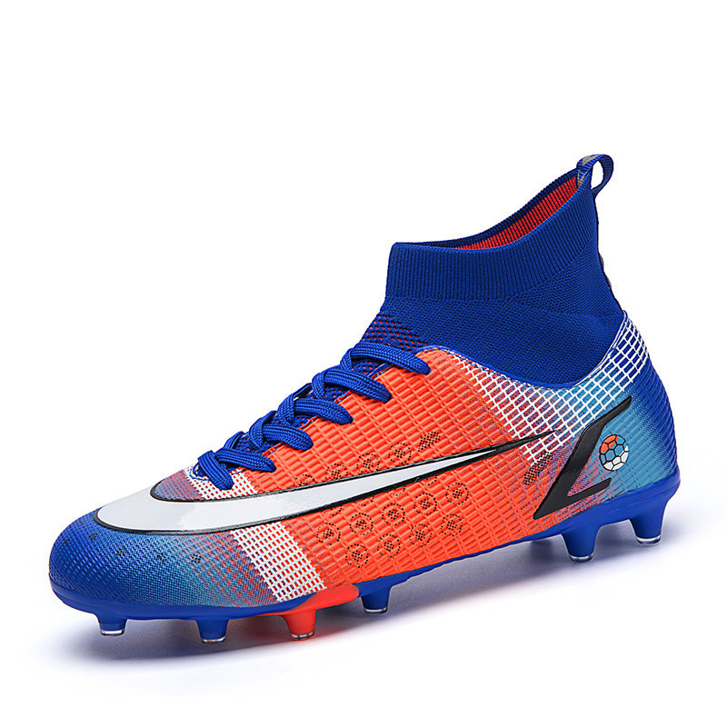 Customize Men's Indoor Artificial Grass PU Football Boot Profesional Soccer Shoes Futsal Shoes