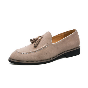 Men Loafers Suede Leather Shoes Slip-on Driving Leather Shoes Man Casual Moccasins Shoe