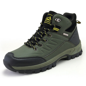 Fashion Trending Hard-Wearing Outdoor Hiking Men Shoes Waterproof Safety Work Boots