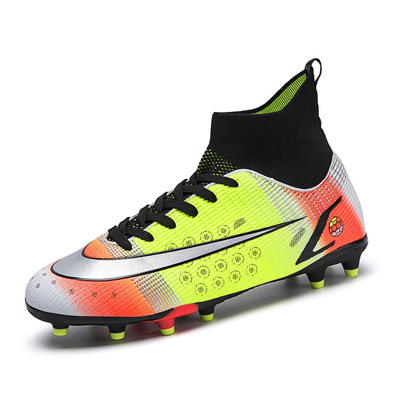 Customize Men's Indoor Artificial Grass PU Football Boot Profesional Soccer Shoes Futsal Shoes