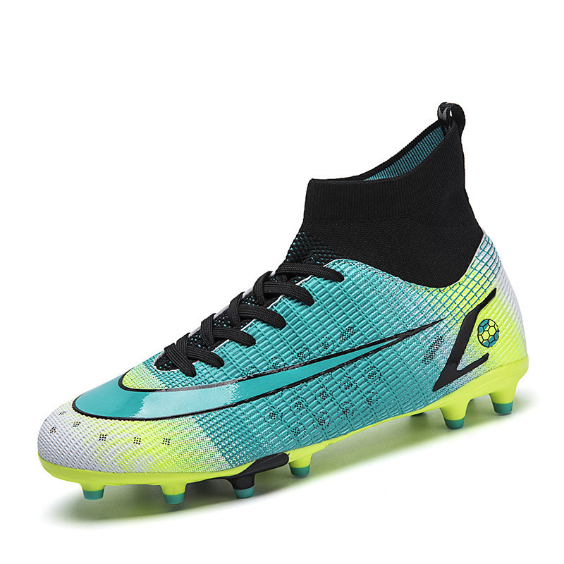 Customize Men's Indoor Artificial Grass PU Football Boot Profesional Soccer Shoes Futsal Shoes