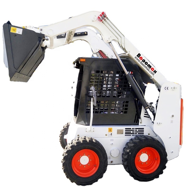 Baoomax new firewood processor skid steer with accessories skid steer quick attach plate front end wheel loader