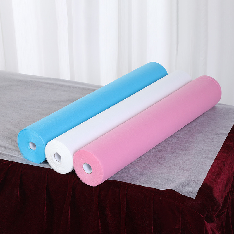 OEM 50PCS Disposable Bed Sheets Roll Nonwoven Waterproof Oil-proof Massage Table Cover Sheets With Face Hole