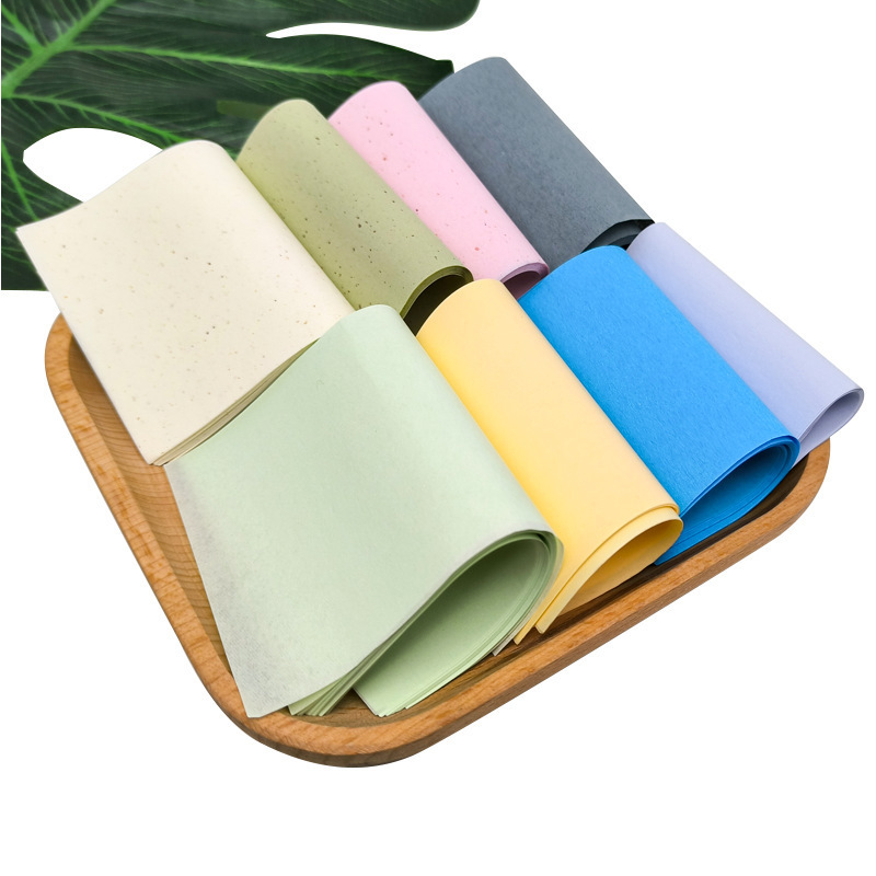 Bamboo Charcoal Oil Absorbing Tissues Pocket Portable Face Doule-side Tissues Facial Skin Oil Absorbent Pads