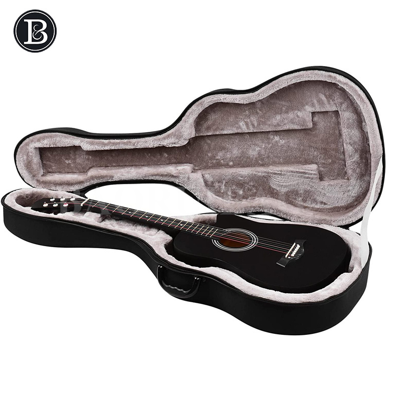 Custom Guitar Gig Bag 41 Inch Acoustic Guitar Gig Eva Bag Lightweight Hardshell Carrying Case