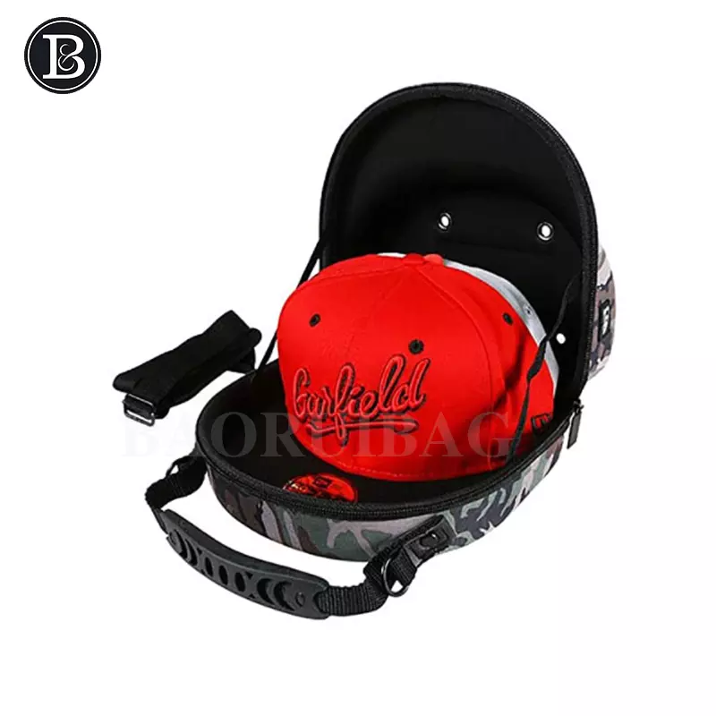 High Quality Eva Hard Hat Carrying Case Baseball Hat Travel Bag For Fedora Hat