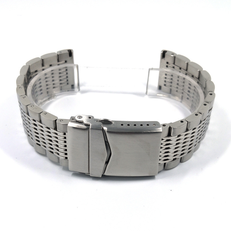 Factory Supply 20mm 22mm Bead of Rice Stainless Steel Watch Strap Band fit for SKX007 Diver Watch Band