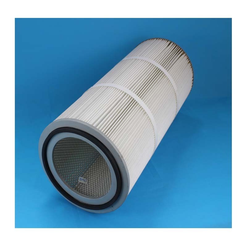 customize  Industrial High Filtration Efficiency Polyester dust collector filter cartridge PTFE HEPA filter for cleaner