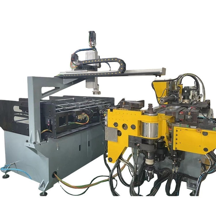 Headrest pipe bending machine with Automatic loading with weld detection tube bender for car headrest