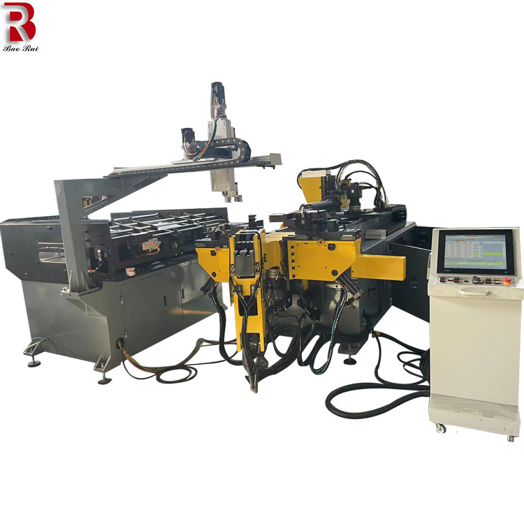 Headrest pipe bending machine with Automatic loading with weld detection tube bender for car headrest