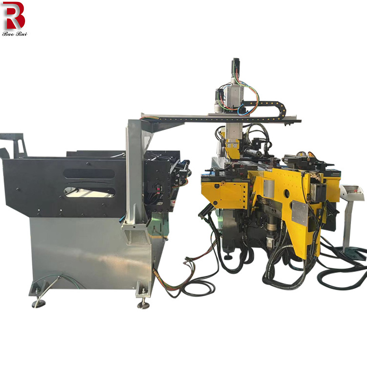 Headrest pipe bending machine with Automatic loading with weld detection tube bender for car headrest