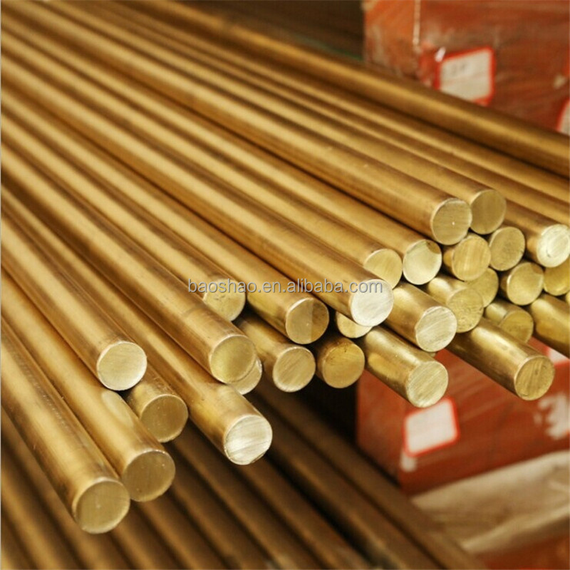 C44300 2.0490 CuZn28Sn1As CuZn31Si1 Alloy Brass Copper Round Bar Rods Price Per KG