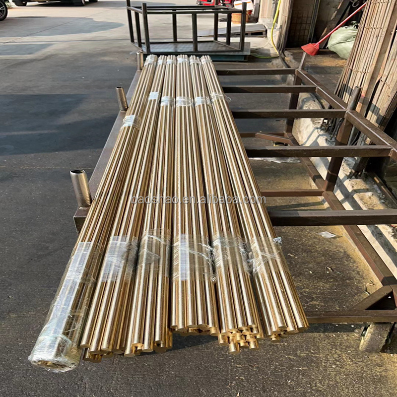 C44300 2.0490 CuZn28Sn1As CuZn31Si1 Alloy Brass Copper Round Bar Rods Price Per KG