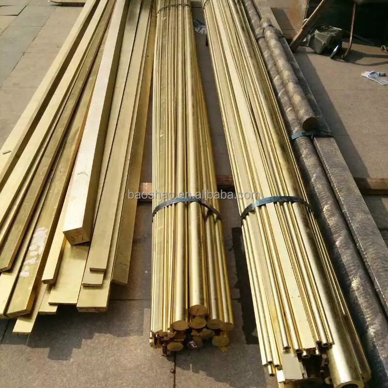 C44300 2.0490 CuZn28Sn1As CuZn31Si1 Alloy Brass Copper Round Bar Rods Price Per KG