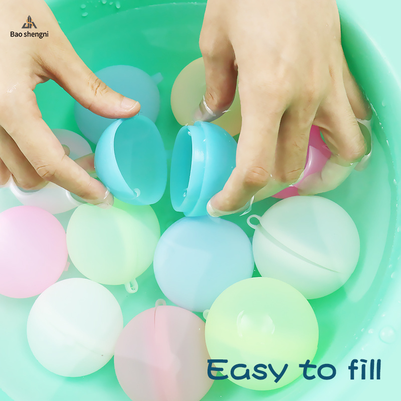 Wholesales Silicone Watering Ball Game Gel Inflatable Water Ball Toy Pool Play Swimming Ocean Waterfall Ball For Adult Child