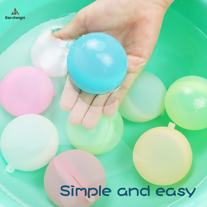 Wholesales Silicone Watering Ball Game Gel Inflatable Water Ball Toy Pool Play Swimming Ocean Waterfall Ball For Adult Child