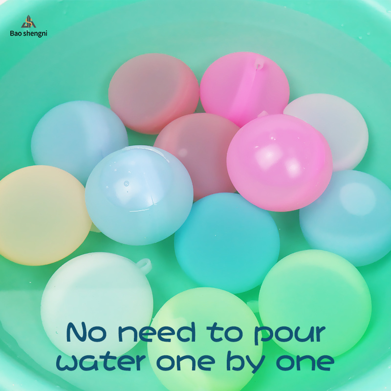 Wholesales Silicone Watering Ball Game Gel Inflatable Water Ball Toy Pool Play Swimming Ocean Waterfall Ball For Adult Child