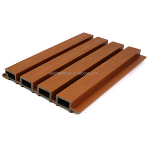 Exterior wpc cladding wall wood grain roofing/ceiling interior plastic timber composite facade slat wpc wall panel