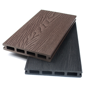 High Quality Deep Embossed WPC PVC Decking lame de terrasse composite deck floor