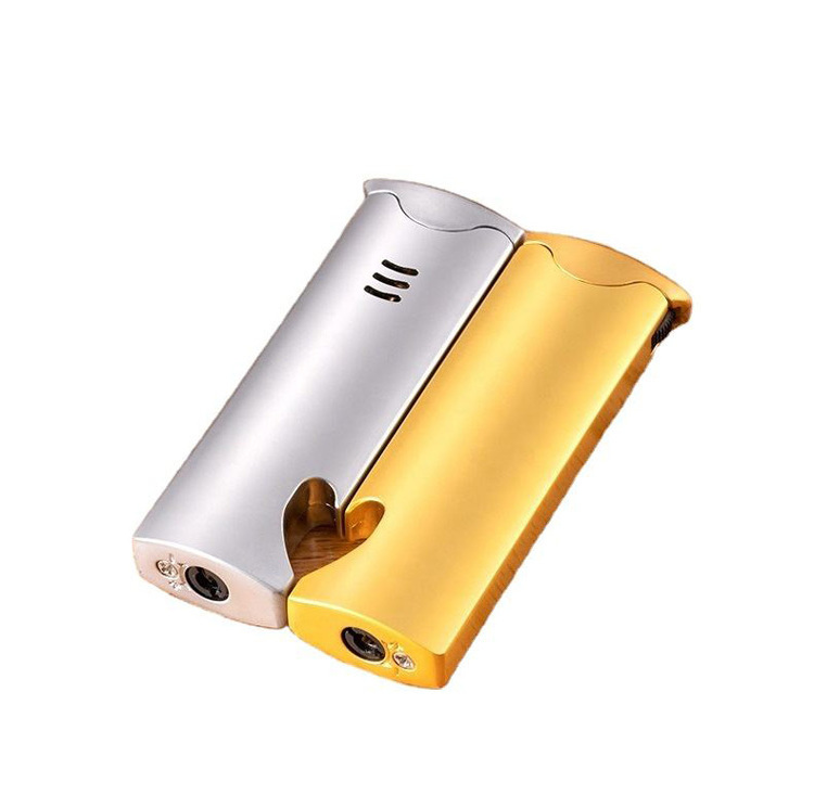 Custom Multi-function Refillable Butane Jet Torch Lighter With Bottle Opener Wholesale Windproof Cigar Touch Jet Flint Lighter