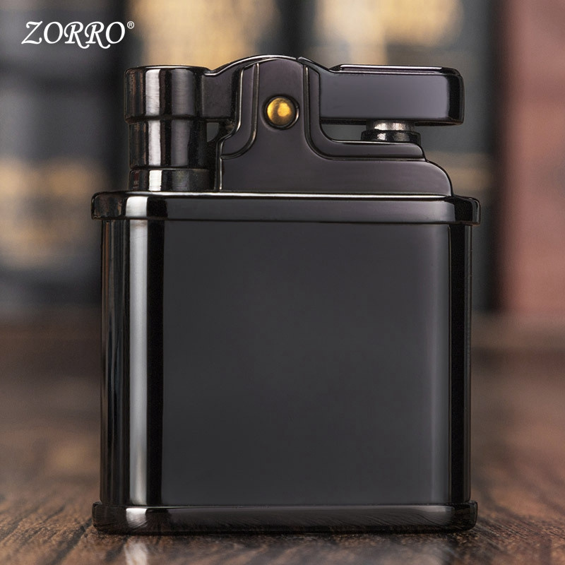 ZORRO classic kerosene lighter press ignition retro creative short cigarette lighter for gift